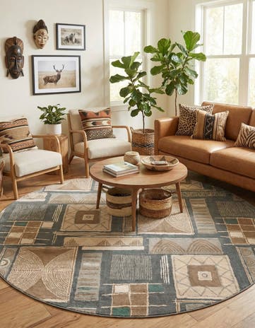 10' x 10' Savannah Round Rug