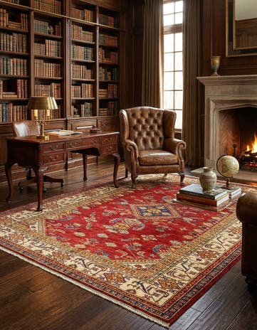 5' 7 x 7' 11 Kazak Wool Rug
