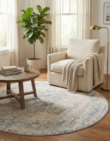 5' x 5' Noble Round Rug