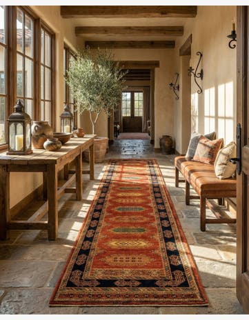 2' 9 x 13' 6 Luribaft Wool Runner Rug