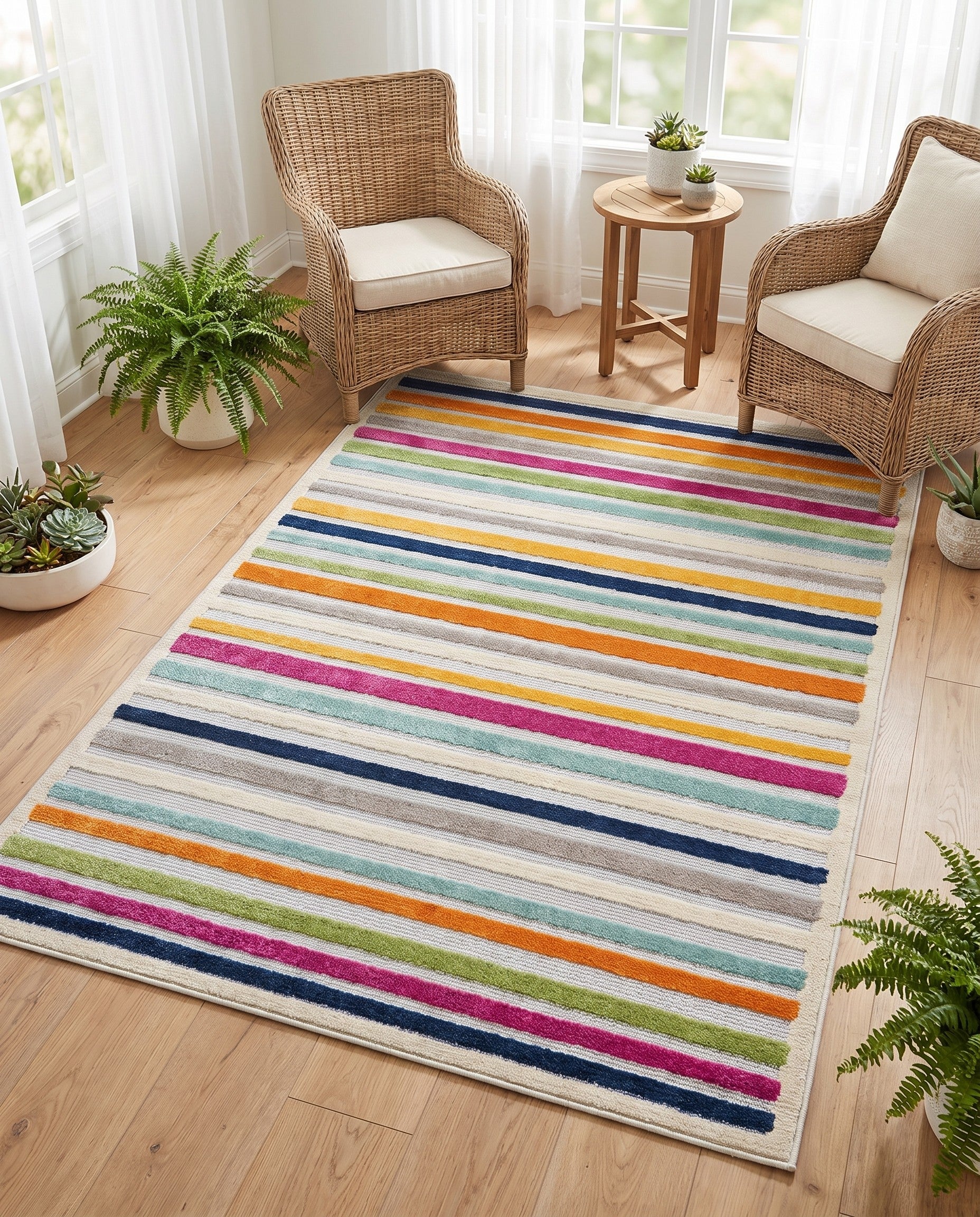 4' x 6' Easy-Clean Aruba Indoor / Outdoor Rug