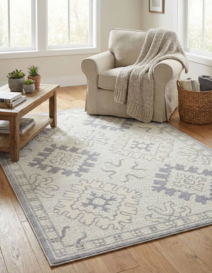 Detail image of 5' x 7' 7  Washable  Indoor / Outdoor Rug