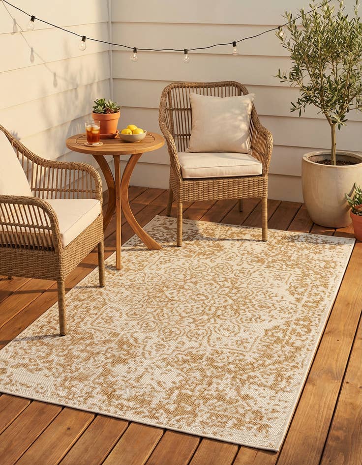 Detail image of  3' x 5'  Washable Jill Zarin Indoor / Outdoor Rug