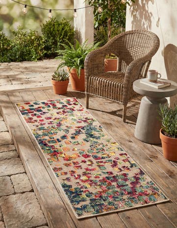 2' x 5' Easy-Clean Casablanca Indoor / Outdoor Runner Rug