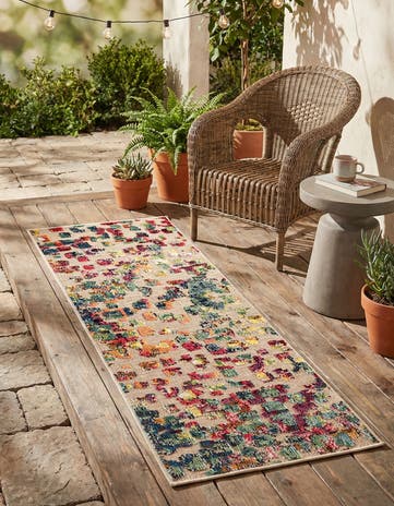 2' x 5' Easy-Clean Casablanca Indoor / Outdoor Runner Rug