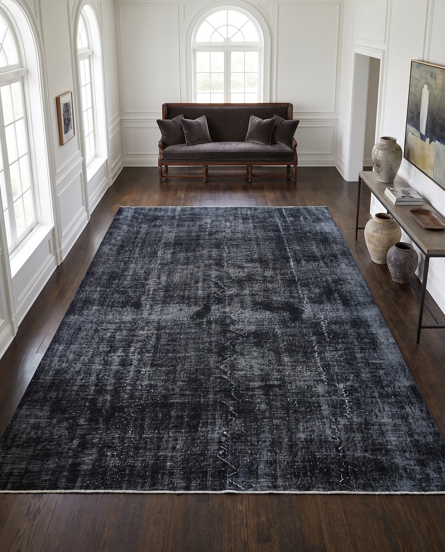 6' 7 x 9' 10 Ultra Vintage Wool Runner Rug