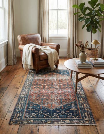 3' 1 x 5' 8 Hand Knotted Ultra Vintage Persian Wool Rug