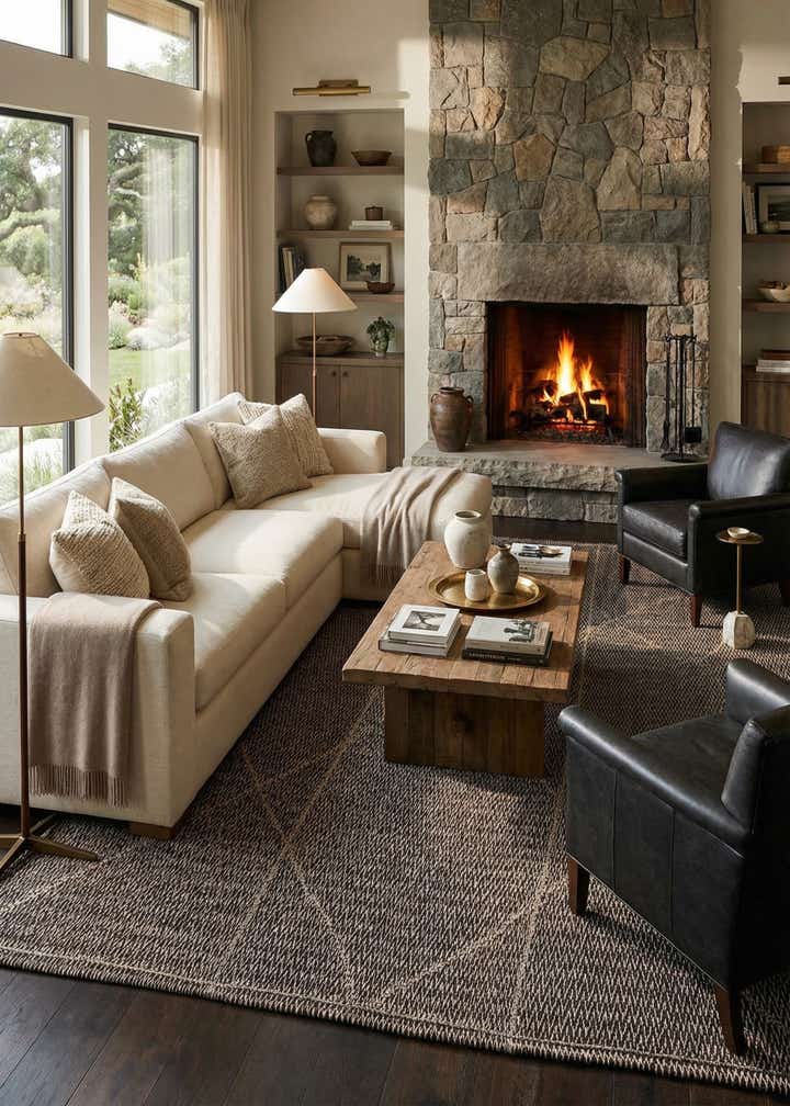 8' 8 x 11' 10 Hand Knotted Darya Wool Rug