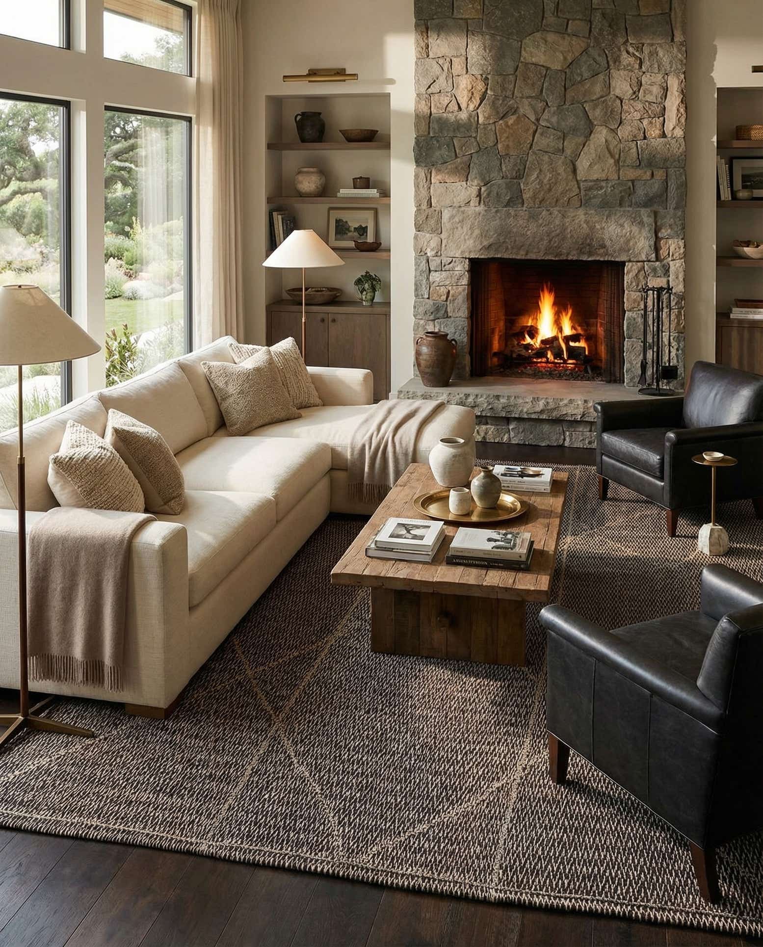 8' 8 x 11' 10 Hand Knotted Darya Wool Rug