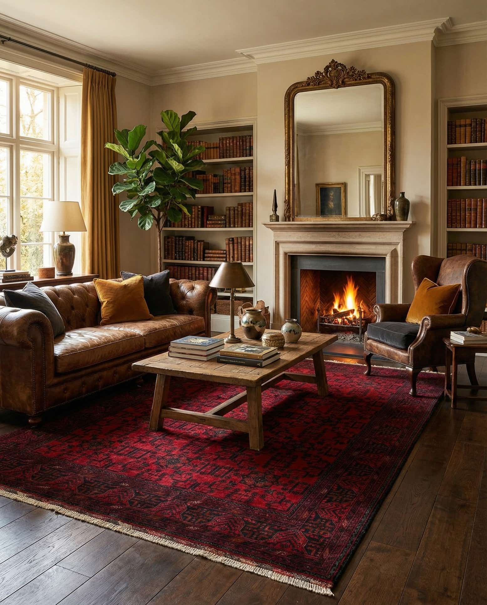 6' 8 x 9' 8 Hand Knotted Khal Mohammadi Wool Rug