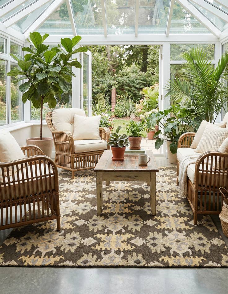 Detail image of 5' 2 x 8' Luna Rug