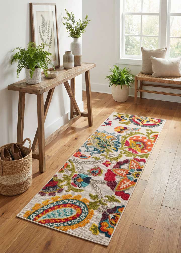 2' x 5' Easy-Clean Casablanca Indoor / Outdoor Runner Rug