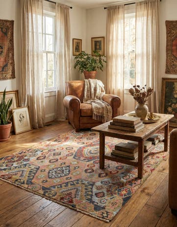 5' 4 x 7' 8 Hand Knotted Darya Rug