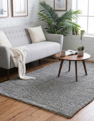 5' x 8' Soft Solid Shag Rug