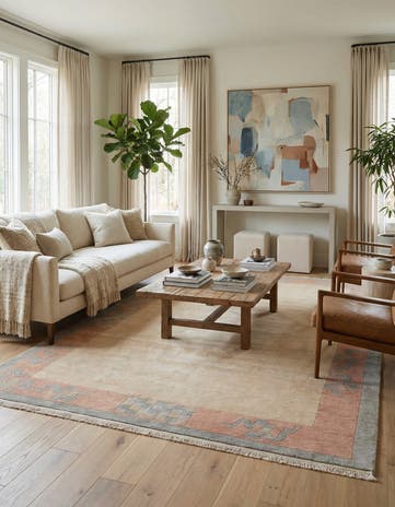 8' 3 x 11' 5 Hand Knotted Tibet Wool Rug