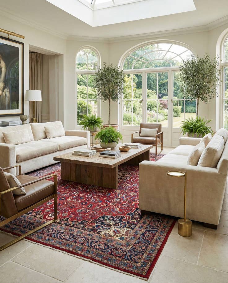 Detail image of 7' 5 x 11' 7 Hand Knotted Bidjar Persian Rug