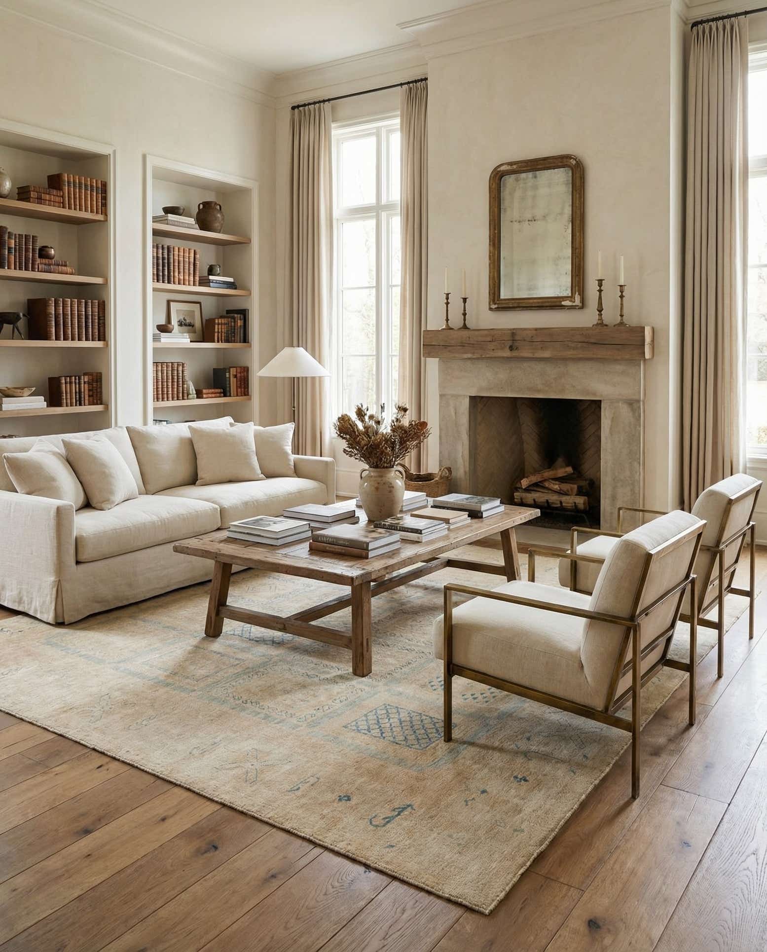 8' x 9' 3 Hand Knotted Ariana Ziegler Rug