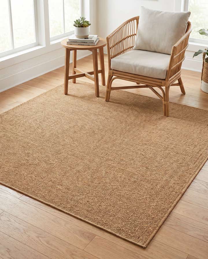 6' x 6' Easy-Clean Modern Indoor / Outdoor Square Rug