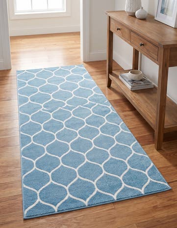 3' x 6' Lattice Frieze Runner Rug