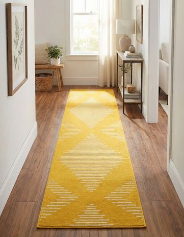 Yellow Kai Runner Rug