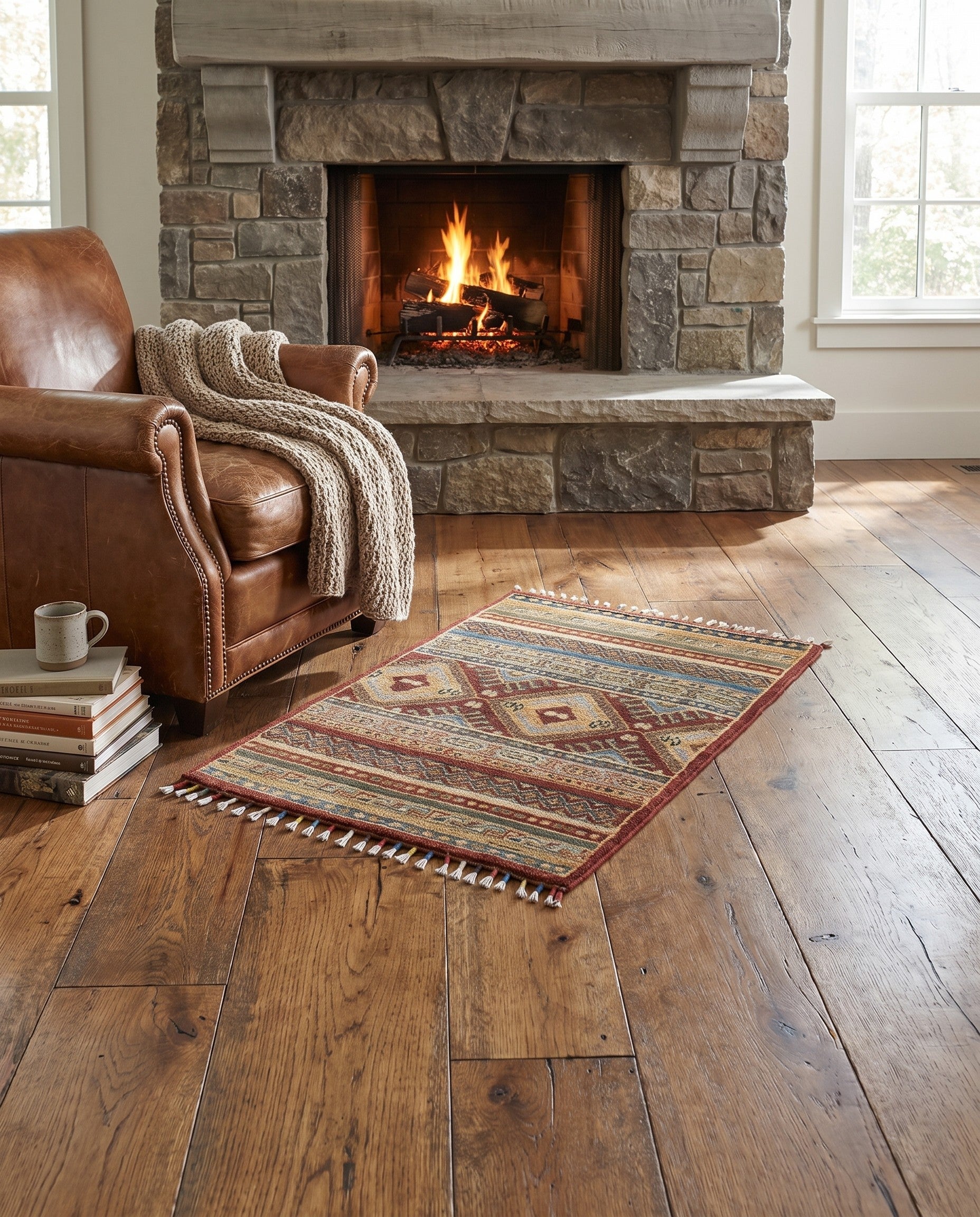 1' 11 x 2' 9 Hand Knotted Ariana Ziegler Rug