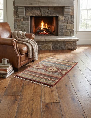 1' 11 x 2' 9 Hand Knotted Ariana Ziegler Rug