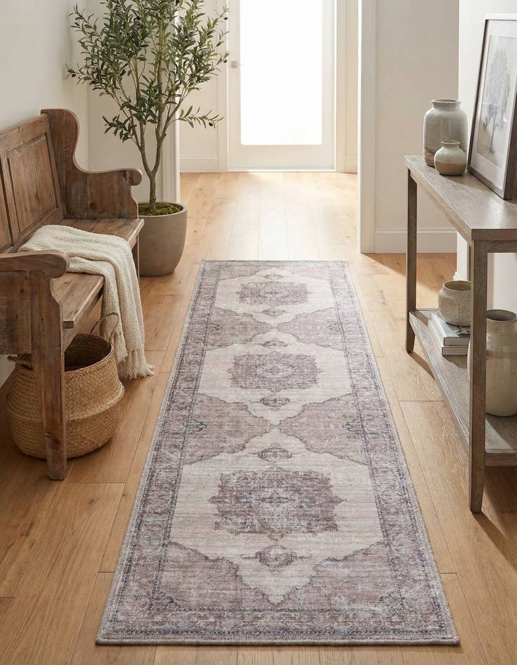 Detail image of 2' x 7'  Washable Mangata Runner Rug