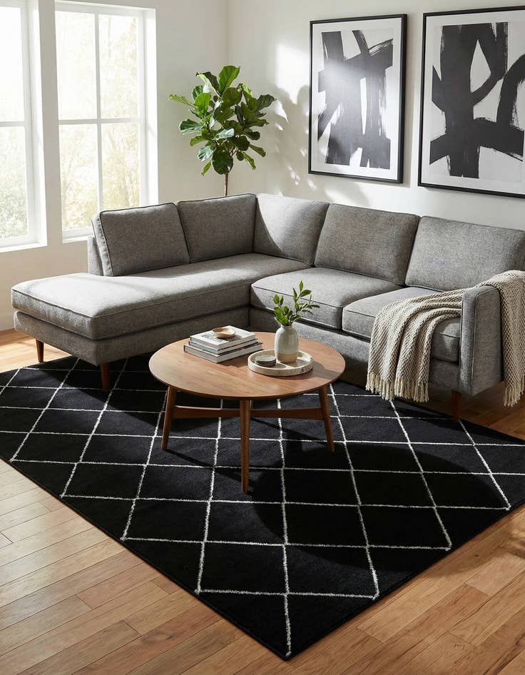 Detail image of  6' x 9' Vogue Geo Rug