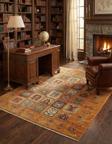 5' x 6' 10 Hand Knotted Ariana Ziegler Rug