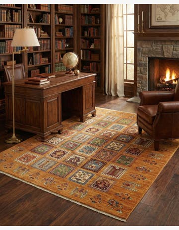 5' x 6' 10 Hand Knotted Ariana Ziegler Rug