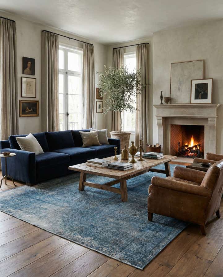 9' 5 x 13' 1 Hand Knotted Ultra Vintage Persian Wool Rug