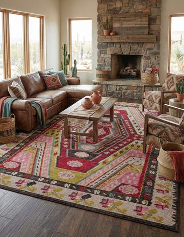 10' 6 x 16' 5 Washable Mesa Rug