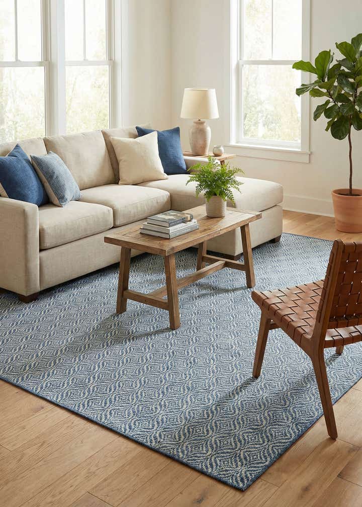 7' 10 x 11' Easy-Clean Trellis Indoor / Outdoor Rug