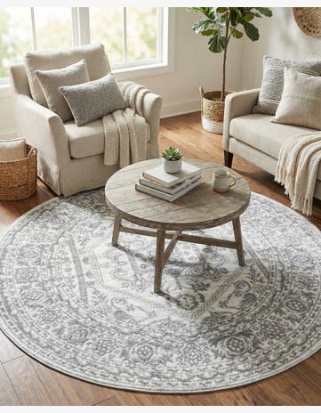 5' x 5' Boston Round Rug