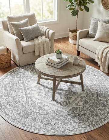 5' x 5' Boston Round Rug