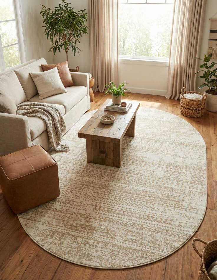 Detail image of  7' x 10' Hermitage Oval Rug