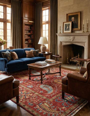 5' 6 x 7' 10 Hand Knotted Ariana Ziegler Rug