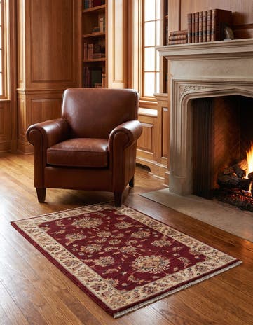 3' x 4' 10 Hand Knotted Ziegler Rug