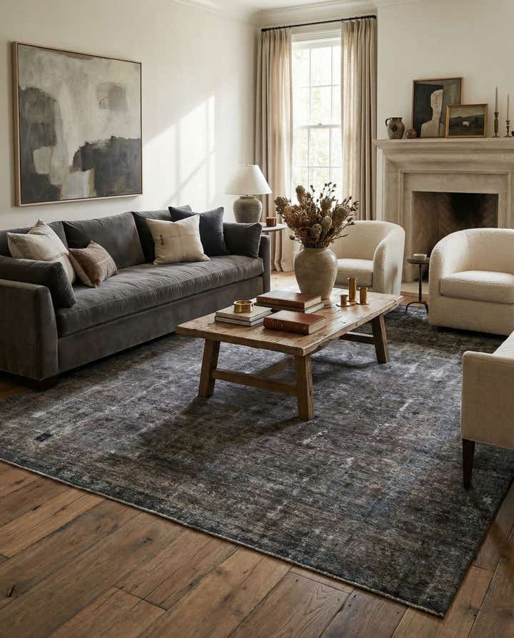 9' 6 x 11' 3 Hand Knotted Ultra Vintage Persian Wool Rug