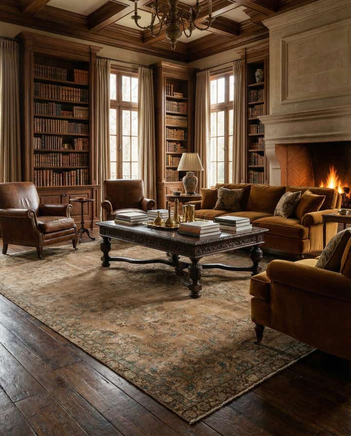 7' 8 x 11' 2 Hand Knotted Ultra Vintage Persian Wool Rug