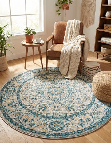4' x 4' Lola Round Rug