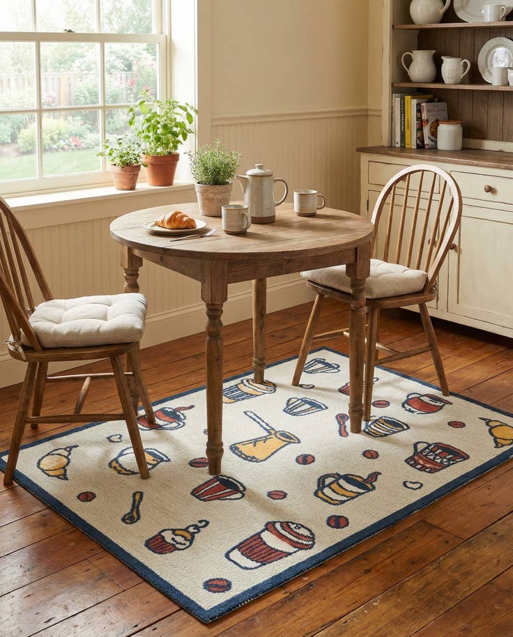 Detail image of 5' x 7' 7 Easy-Clean Indoor / Outdoor Rug