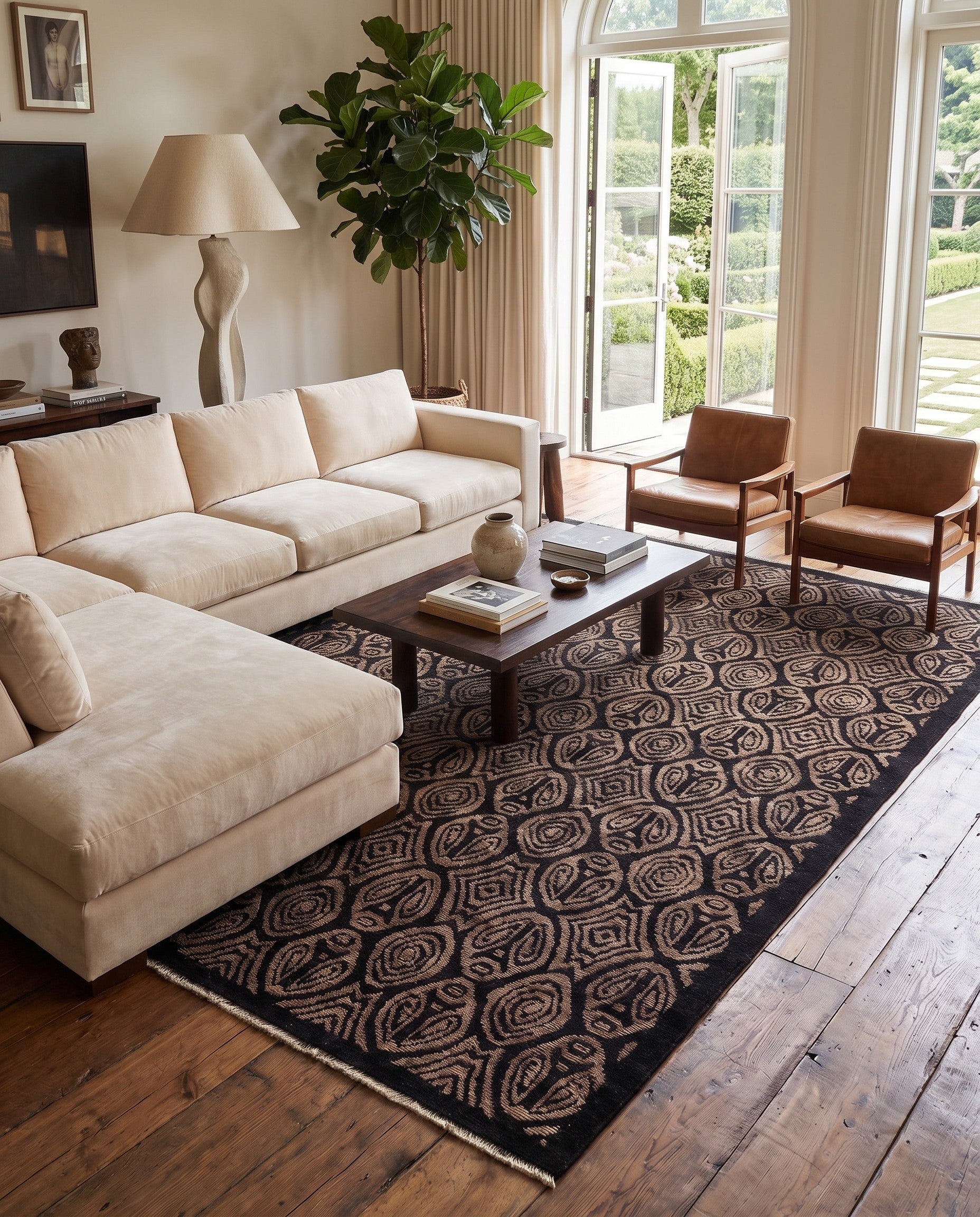 8' 3 x 10' 4 Hand Knotted Darya Wool Rug