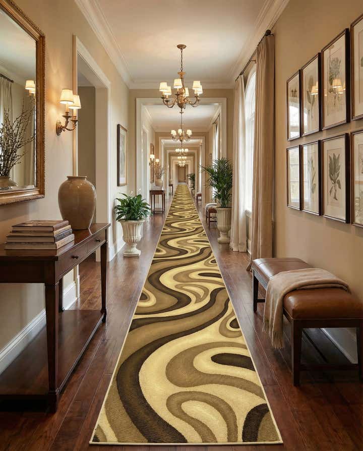 3' 3 x 98' 5 Reproduction Gabbeh Runner Rug