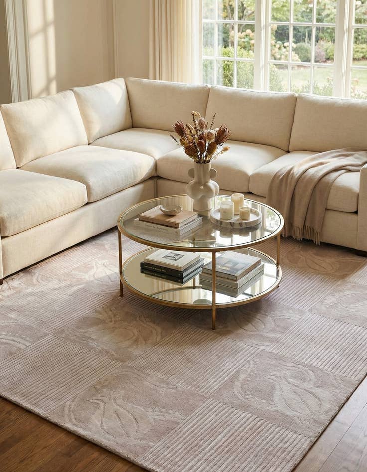 Detail image of 8' x 9' 10 Hand Knotted Darya Wool Rug