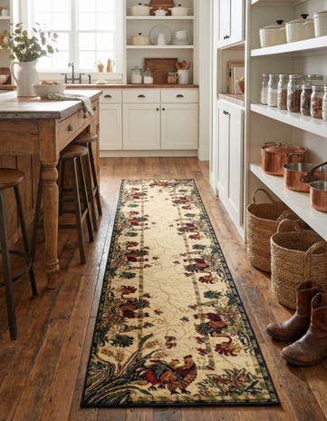 2' x 8' Pastoral Runner Rug