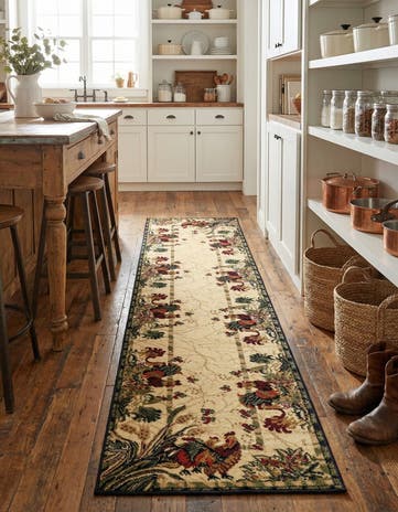 2' x 8' Pastoral Runner Rug