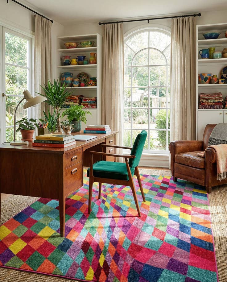 Detail image of 6' x 9' Washable Hyacinth Rug