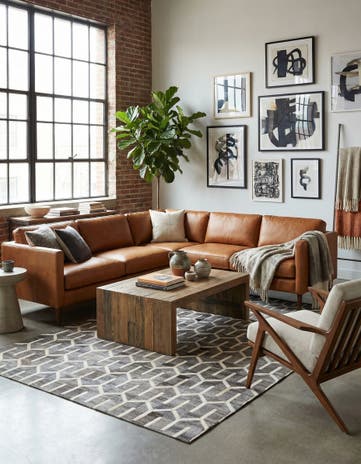 5' x 8' 1 Cowhide Rug