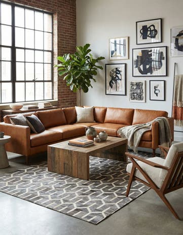 5' x 8' 1 Cowhide Rug